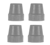 STOBAZA 4 Pezzi Puntali Diametro 16mm per Bastone da Passeggio in Gomma Antiscivolo Base Quadripode Resistente e Stabile per Uso Esterno e Anziani