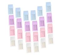 STOBAZA 40 pezzi Bustine Carte Gioco Colorate Pastello Buste Protettive Trasparenti per Album e Carte da Collezione Resistenti e Compatte per Conservare in Viaggio