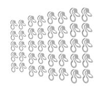 STOBAZA 40 pezzi Connettori per Catena in Acciaio Titanio Chiusure Resistenti per Braccialetti DIY Accessori Artigianali per Creazioni Personalizzate