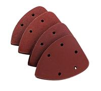 STOBAZA 40 pezzi Dischi Abrasivi Levigatrice Mouse Grane Leviganti con Supporto Hook Loop per Levigatrice Palmare Multifunzione Rapido Montaggio