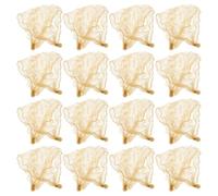 STOBAZA 40pezzi Retine per Capelli Invisibili da Unità Retine Elastiche e Riutilizzabili in Poliestere per Chignon da Danza Bigodini Parrucche e Acconciature Formali