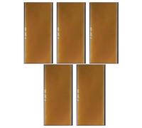 STOBAZA 5 Pezzi Lente Protettiva per Saldatura 2x4,25 in Vetro per Casco | Sostituzione Rapida, Difesa UV e Ir, per Officine Domestiche e Produzione, Accessorio per Schermi