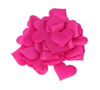 STOBAZA 50pezzi Petali Di Spugna Forma Di Cuore Di Decorazioni Per Matrimonio e Feste Confetti Per Tavolo Romantico Rosso Rosato Per Fidanzamenti e Occasioni Speciali