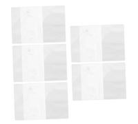 STOBAZA 5pezzi Passaporto Custodia Copertura Trasparente per Passaporto Portapassaporto Tacchetto Borsa Protettiva per Documenti Confezione da Cinque per Viaggiatori