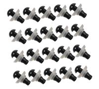 STOBAZA 600 Pezzi Occhi Neri in Plastica con Rondelle per Pupazzi e Te Accessori Sicurezza per Amigurumi e Peluche Materiale Durevole per Artigianato Creativo