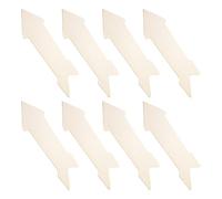 STOBAZA 8 Cartelli in Legno Grezzo a Forma di Freccia per Decorazioni Rustiche Matrimonio Targhe Direzionali in Legno da Parete per Feste e Ambienti Rustici Set Artigianale Fai da Te