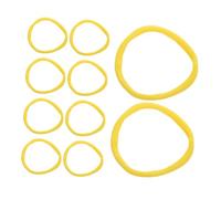 STOBAZA 96 Pezzi Elastic Weaving Loom Loops Refill Pack Stretchy Elastic Rope Cord for DIY Crafting Potholder Weaving Bracelet Making Soft Material