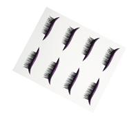 STOBAZA Adesivi Eyeliner Impermeabili da Donna e Uomo, 4 Paia di Strisce Adesive per Occhi Glitterate, Autoadesive per Trucco Quotidiano, Cosplay, Feste e Balli in Maschera
