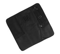 STOBAZA Borsa Porta Coltelli Chef Oxford con Tracolla Regolabile Custodia Multifunzionale per Coltelli da Cucina e Macellaio Astuccio Leggero per Campeggio e Attività Outdoor Nero