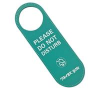 STOBAZA Cartello da Appendere Non Disturbare per Porta Hotel e Ufficio, in Materiale Resistente Foro Rotondo, Design Semplice, per Privacy in Camera da Letto e Sale Riunioni