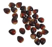 STOBAZA Castagne Artificiali e Accessori per Fotografia Leggere e Facili da Pulire in Schiuma Realistiche 30 Pezzi Decorazioni la Casa