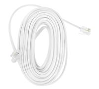 STOBAZA Cavo Telefonico Rj11/rj14 6p4c da 7,62 M con Spina per Telefono Fisso, Prolunga per Telefonica Fissa per Casa e Ufficio, Collegamento Segnale Chiaro e Installazione senza