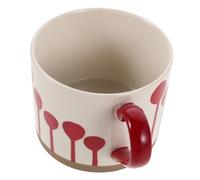 STOBAZA Ceramic Mug Small Hand Painted Balloon Design Stoneware Cup For Tea Hot Microwave Safe Porcelain Drinkware For Home Kitchen Office Use