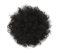 STOBAZA Chignon Afro Coulisse Extension Capelli Sintetici Ricci Chignon Finto Spettinato per Donna Resistente al Calore Design Ispirato Culture Africane Applicazione Rapida e Semplice