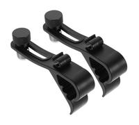 STOBAZA Clip Supporto per Cerchi Regolabile per Microfono 2 Pezzi per Batteria Morsetto di Montaggio Antiurto in Plastica e Metallo e Supporti Batteria, per Registrazioni e Performance