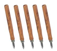 STOBAZA Coltello per Segni in Legno Strumento per Incisione Manuale Utensile per Marchiatura Linea di 5 Pz