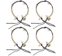 STOBAZA Contatore di Perline Buddha in Ottone Portatile da Dito, Set 2 Pezzi per Meditazione e Preghiera, Accessorio Fai da Te per Donne e Pratiche di Mindfulness