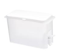 STOBAZA Contenitore Comodo Tenuta per Lavanderia Stagna in a Rubinetto Detersivo Dispenser Liquido 3,5l Bianco Pp per Uso Quotidiano