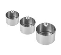 STOBAZA Coppapasta Pressa in Acciaio Inox per Cucina Professionale, Stampi Rotondi per Dolci e Dessert, Utensili per Piatti Freddi, Set Resistente e Pratico