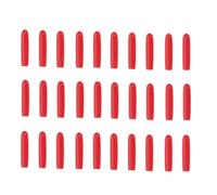 STOBAZA Copri Pinzette per Ciglia in Silicone Rosso, Custodia Protettiva Antiscivolo per Punte Pinzette, Set da 100 Pezzi per Uso Professionale e Domestico