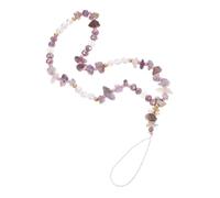 STOBAZA Cordino per Cellulare con Perle Colorate e Frammenti di Tracolla da Polso Anti-smarrimento Decorazione Elegante per Smartphone Portachiavi Versatile e Resistente