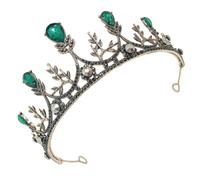 STOBAZA Corona da Sposa Retrò con Pietre Decorative, Accessorio | Lega e Pietre, Decorazione per Teatro e Occasioni Speciali, Stile Luminoso e Raffinato