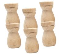 STOBAZA Diffusore di Oli Essenziali per Auto in Legno 6 Pezzi Ciondolo Fai da Te Compatto e Resistente Accessorio Profumo Creativo per Donne e Ragazze