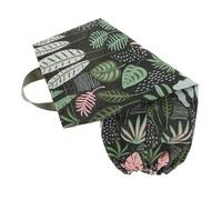 STOBAZA Dispenser Per Sacchetti Di Plastica in Cotone e Lino Organizer Da Appendere Per Sacchetti Della Spazzatura Cucina Motivo Floreale