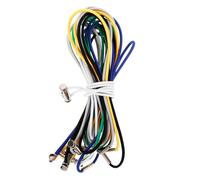 STOBAZA Fasce Elastiche per Sacchi della Spazzatura 6 Pezzi Fascette Regolabili per Bidoni Design Staccabile Riutilizzabile per Uso Domestico Protezione Anticaduta Sacco Lunghezza 140