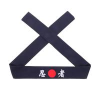 STOBAZA Fascia per Capo Giapponese in Cotone Regolabile Stile Chef Sushi Versatile per Trucco e Lavaggio Viso Accessorio Ninja e Karate