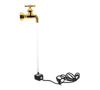 STOBAZA Fontana Rubinetto Galleggiante Invisibile con Pompa USB e Lampada Decorazione da per Giardino e Patio Dacqua per Progetti DIY Outdoor