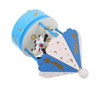 STOBAZA Giostra Rotante in Legno Meccanismo Carillon Cavallo Musicale Orologeria Statuetta da Cameretta per Bambine Decorazione Natalizia e Bomboniera per Compleanni