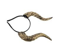 STOBAZA Halween Horn Testdress corna costume Halloween fascia in corno realistico fascia bue per costume da demone accessorio da diavolo Horns demon pu D'oro