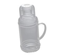 STOBAZA in Vetro Trasparente con Ergonomico Caraffa Resistente Temperature Estreme per e Feste Contenitore Bevande e Capiente