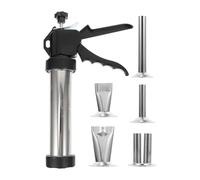 STOBAZA Insaccatrice Salsiccia Manuale in Acciaio Resistente Riempitore Budello Ergonomico per Uso Domestico Facile da Pulire e Adatto a Carni Miste come Manzo Maiale e Tacchino