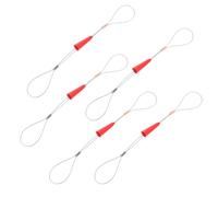 STOBAZA Kit Cablaggio Cavi 5 Pezzi Strumenti di Fissaggio in Ferro e Fascette Stringicavo per Uso Domestico e Professionale