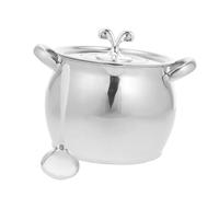 STOBAZA Lard Pot Contenitore Per Olio in Acciaio Disoleatore Barattolo Grasso Pancetta Grasso Filtro Separatore Vaso D'olio Acciaio Inossidabile