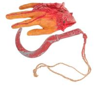 STOBAZA Mano Spezzata Realistica Decorazione Halloween in Vinile | Prop per Case Stregate e Ambienti Interni, Aspetto Inquietante, Corda di Canapa Inclusa