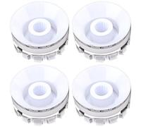 STOBAZA Manopole del Volume per Chitarra e Basso Elettrico, Set da 4 Pomelli in Plastica Resistenti e Anticorrosivi Scala Graduata, Facili da Installare e Sostituire per Controllo Preciso