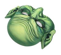 STOBAZA Maschera Strega Spaventosa Halloween in EVA Design Realistico e Occhi Malefici per Cosplay e Faccia per Visione Accessorio Costume Horror Party
