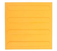 STOBAZA Mattoni Ciechi Pratici in PVC Arancione 30X30 CM Lastre Cieche per Pavimentazione Stradale e Marciapiedi Adesivi per Pavimenti Multifunzionali per Ausili Visivi e Percorsi