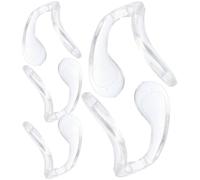 STOBAZA Naselli per Occhiali Morbidi in Silicone 5 Pezzi, Antiscivolo Design Portatile, per Occhiali da Vista e Sole, Adatti a Tutti i Tipi di Montature