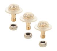 STOBAZA Nucleo Valvola a Tenuta Stagna in Ferro e Rame per Giubbotto di Salvataggio 3 Pezzi, Ricambi per Valvole di Gonfiaggio Emergenza, Compatibili e Resistenti per Attività Acquatiche