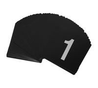 STOBAZA Numeri da Tavolo in PVC da 1 a 50 per Ricevimenti Nuziali 95X100 MM Segnaposto Numerici per Ristoranti e Bar