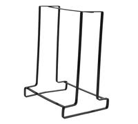 STOBAZA Organizer Appendiabiti in Inossidabile Nero Supporto Impilatore Salvaspazio per Balcone e Armadio Capacità per Grucce Multiple Resistente e Stabile