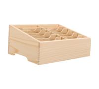 STOBAZA Organizer da Scrivania in Legno con Scomparti Multipli per Cellulare e Accessori Porta Cellulare da Tavolo Stabile e Versatile per Ufficio Aula e Riunioni Scatola Multiuso per