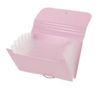 STOBAZA Organizer Pieghevole per Piastre e Stencil per Unghie in Plastica Trasparente Custodia Protettiva Anti- per Nail Art Porta Modelli per Timbri da Viaggio e Postazioni Trucco