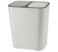 STOBAZA Pattumiera A Doppio Scomparto Pattumiera Per Rifiuti Da Cucina Con Coperchio Separazione Secco E Umido Uso Domestico E Ristorante