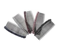 STOBAZA Pettine per Chioma con Cristalli 5 Pezzi Elegante in Plastica Resistente per Party e Cerimonie da Donna Stile Semplice e Raffinato
