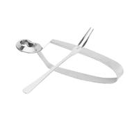 STOBAZA Pinze e Forchetta Lumache in Acciaio Alimentare Utensili Cucina Resistenti e Antiruggine per Cena Francese di Mare Leggere e Facili da Maneggiare